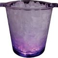Light Up Ice Bucket 200 Oz. - Purple Dome w/ White LED's